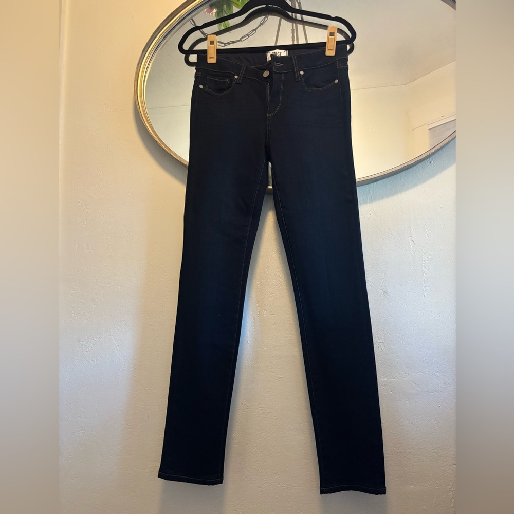 PAIGE Skyline Skinny mid rise skinny Transcend Jeans